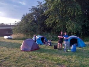 Duke of Edinburgh Silver pupils from Ambergate Sports College canoeing 