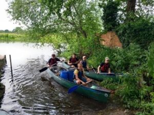 Duke of Edinburgh Silver pupils from Ambergate Sports College canoeing