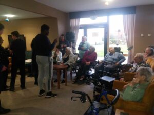 Ambergate Choir with Elderly Residents