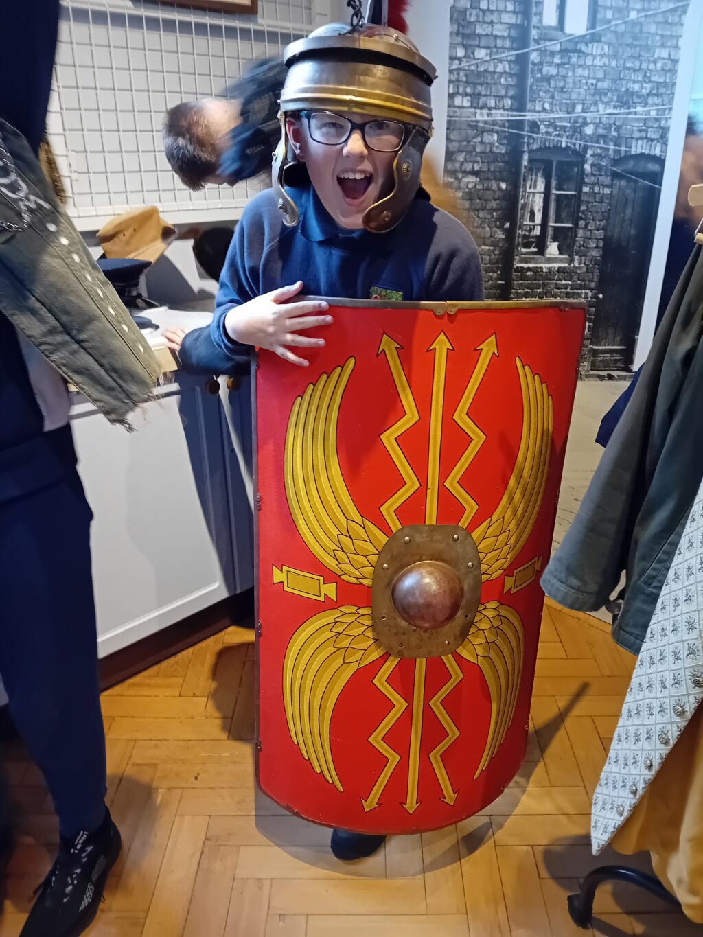 Ambergate pupil visiting Grantham Museum